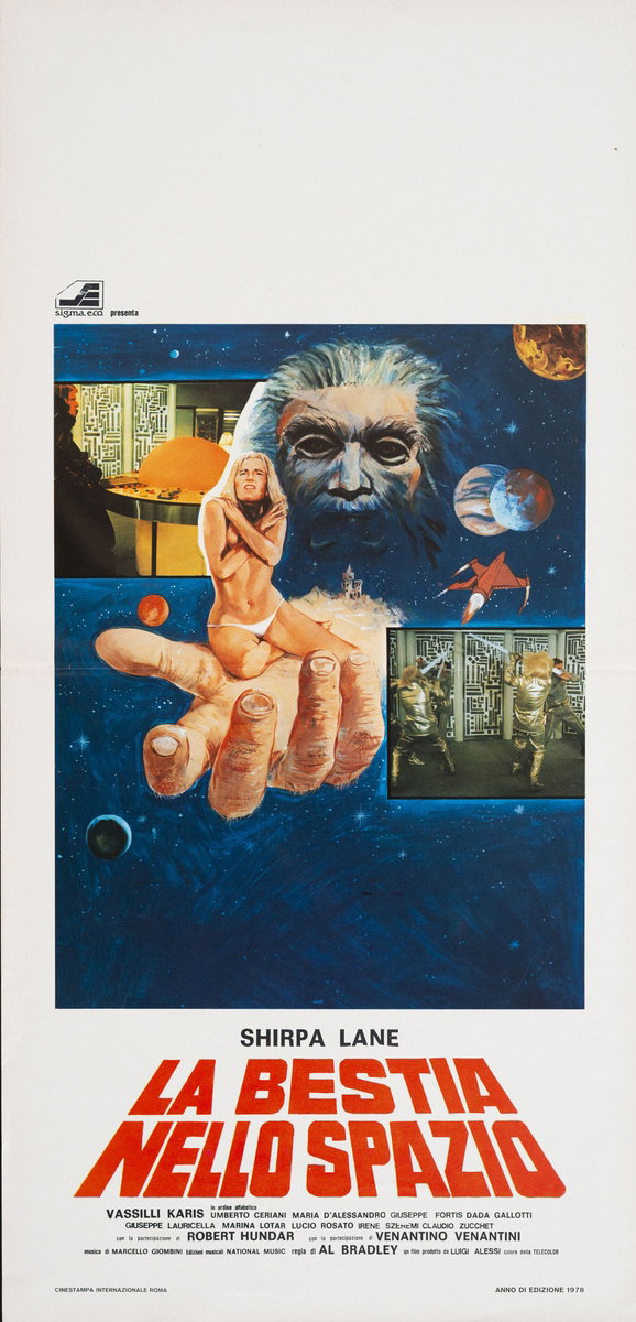 Locandina 2 per il film La bestia nello spazio (1980)