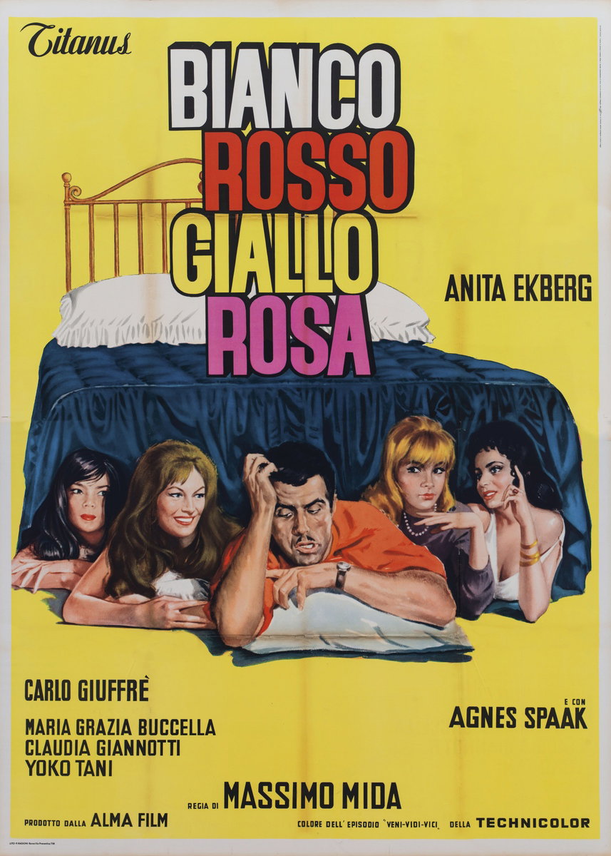 Bianco, rosso, giallo, rosa - Manifesto 2