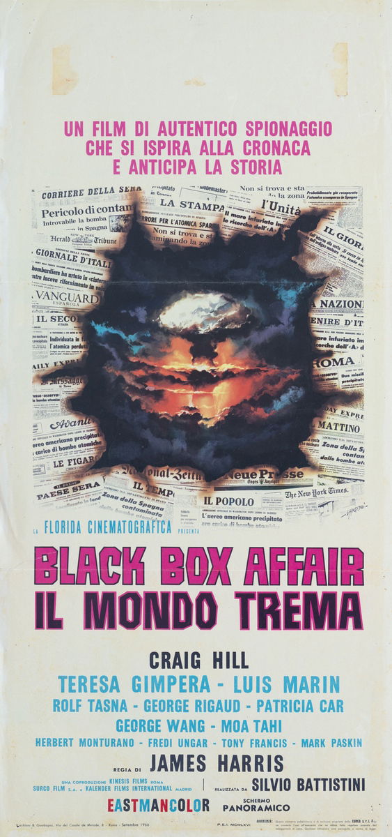 Black Box Affair - Il mondo trema - Lobby Card 1