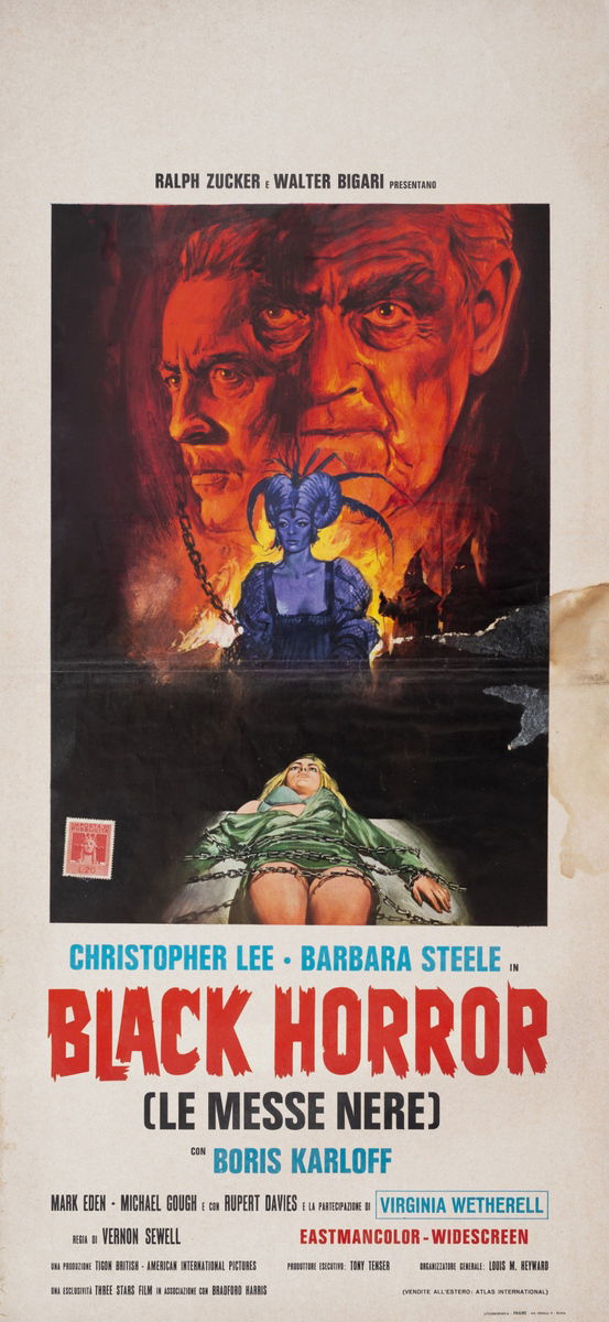 Curse of the Crimson Altar - Lobby Card 1