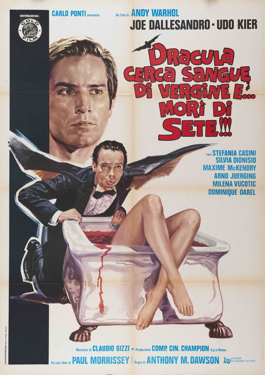 Manifesto 2 per il film Dracula cerca sangue di vergine... e morì di sete!!! (1974)