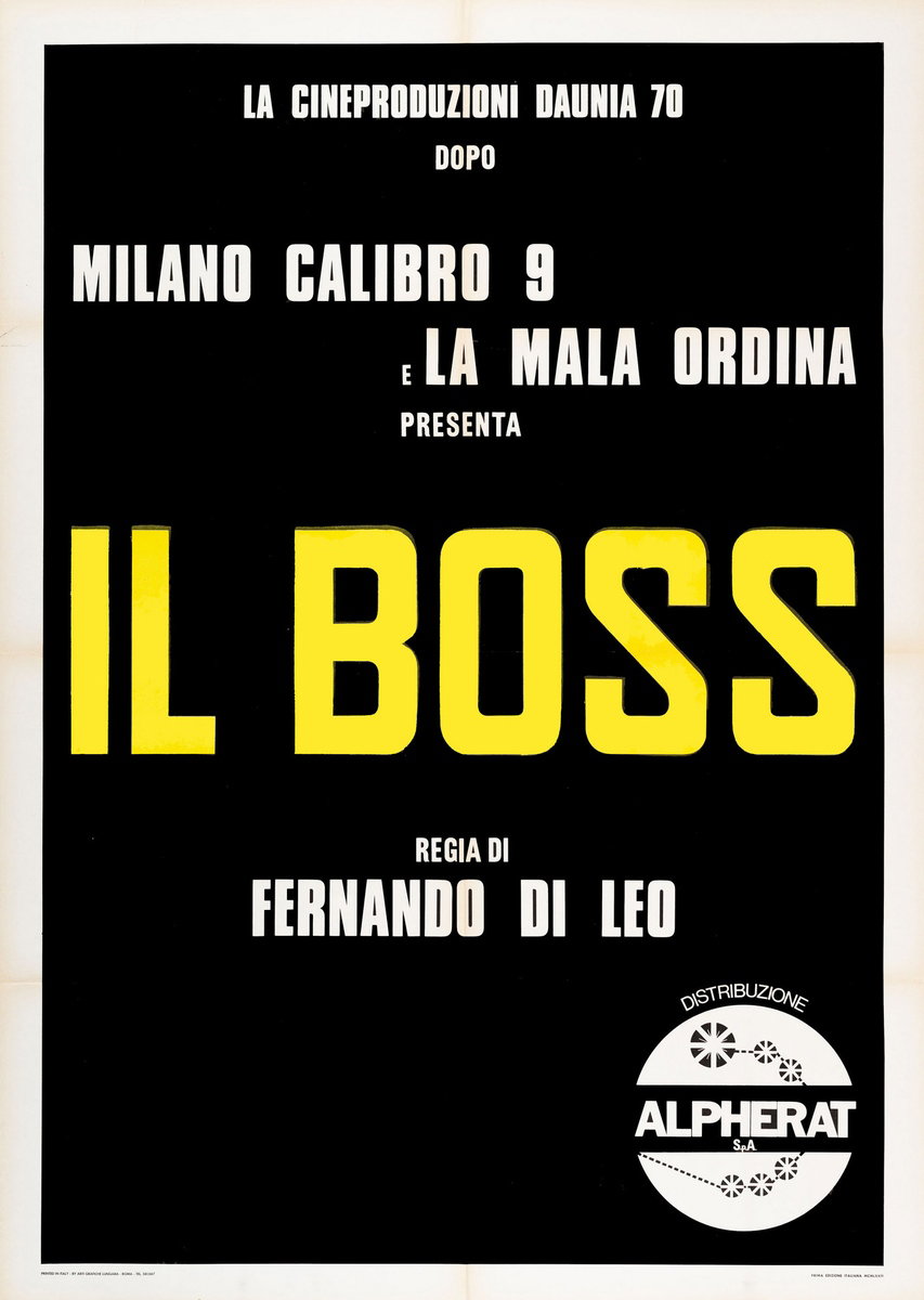 Manifesto 3 per il film Il boss (1973)