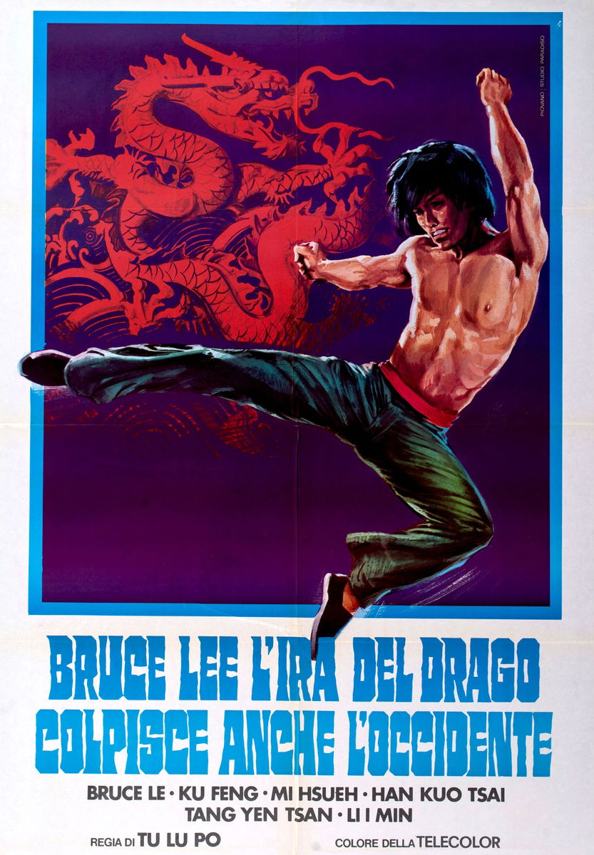 Bruce Lee l'ira del drago colpisce anche l'Occidente - Manifesto 1