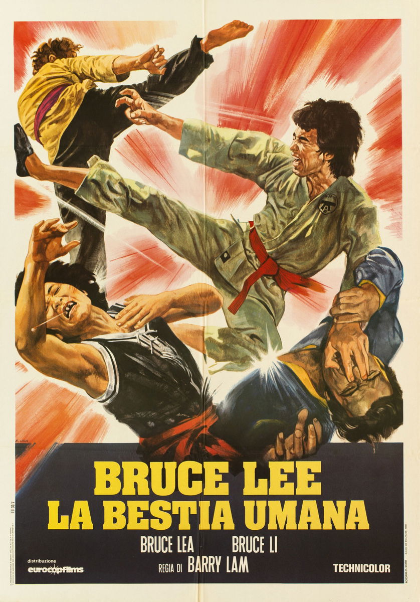 Bruce Lee la bestia umana - Manifesto 1
