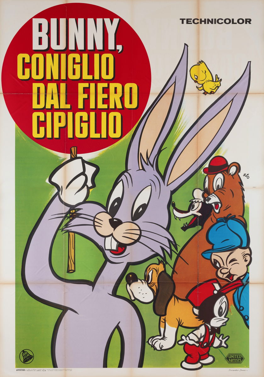 Bunny coniglio dal fiero cipiglio - Manifesto 1
