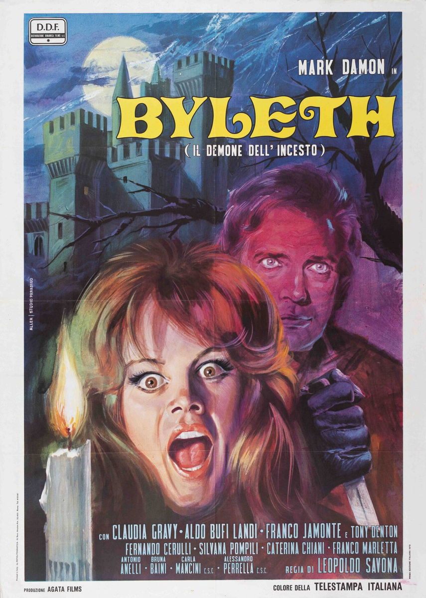 Byleth - Il demone dell'incesto - Manifesto 1