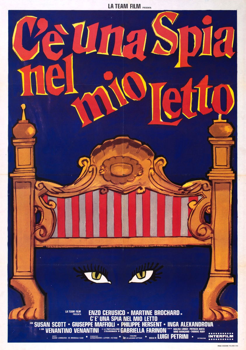 C'è una spia nel mio letto - Manifesto 1