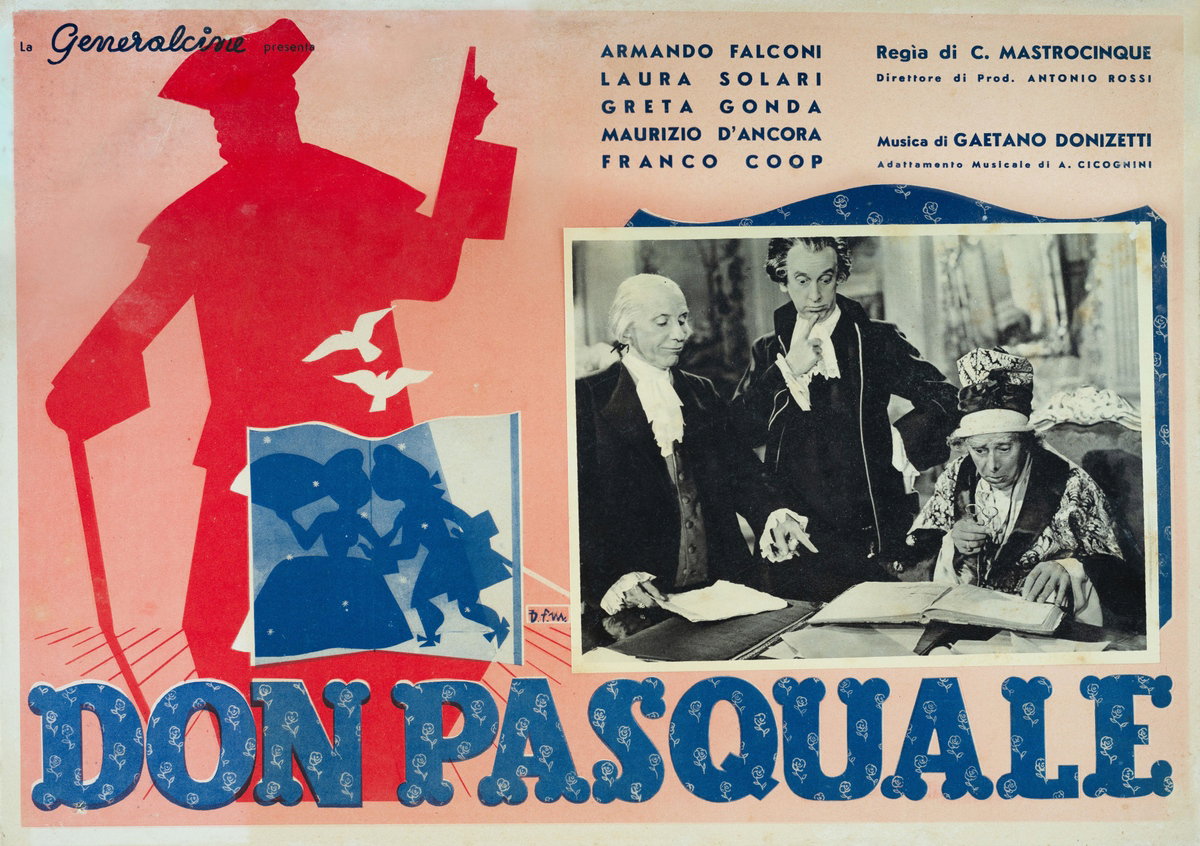 Fotobusta 2 per il film Don Pasquale (1940)