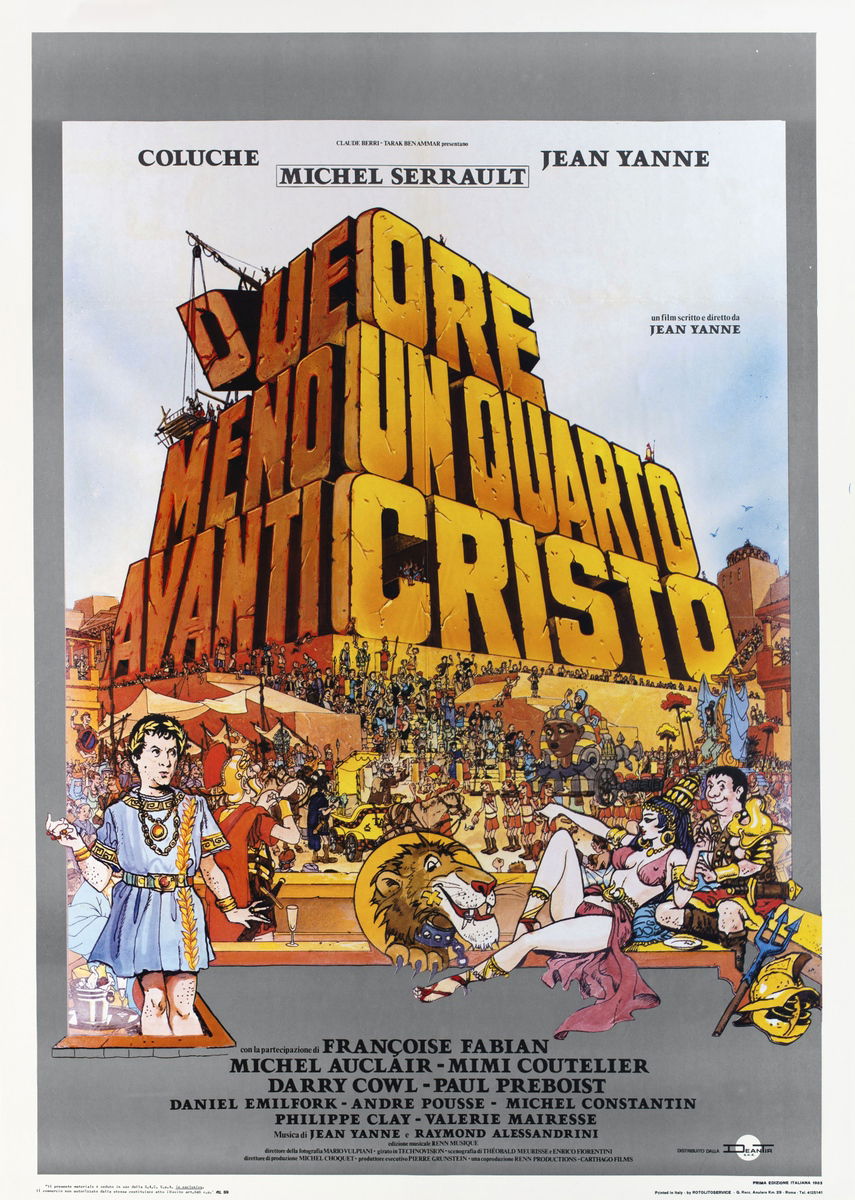 Due ore meno un quarto avanti Cristo - Manifesto 1