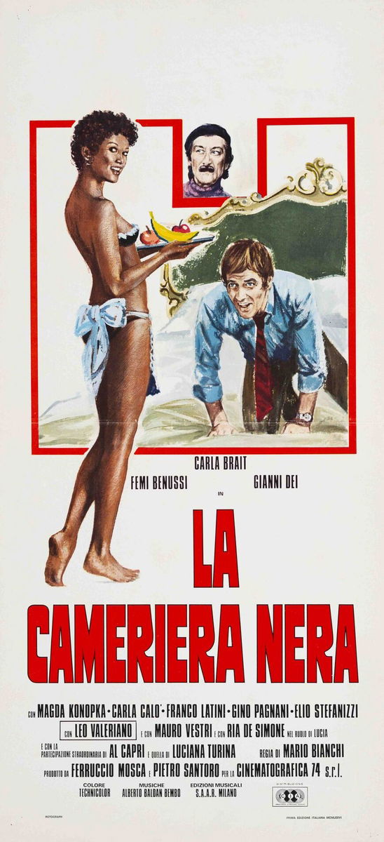 La cameriera nera - Locandina 1