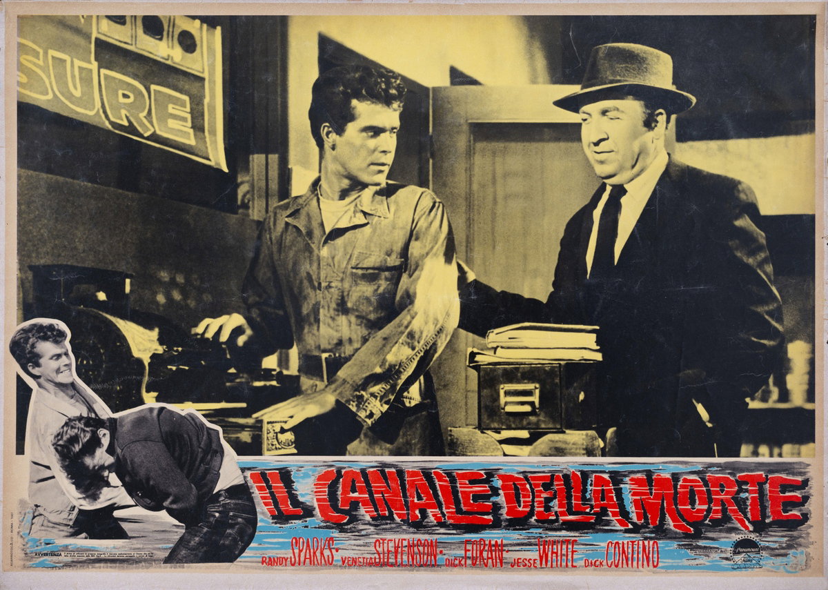 Fotobusta 5 per il film Il canale della morte (1960)