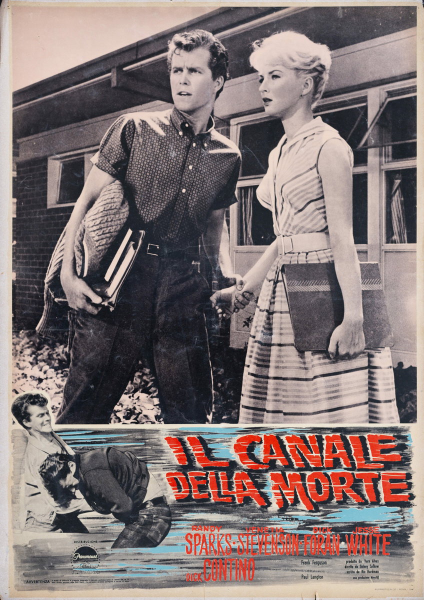 Fotobusta 6 per il film Il canale della morte (1960)