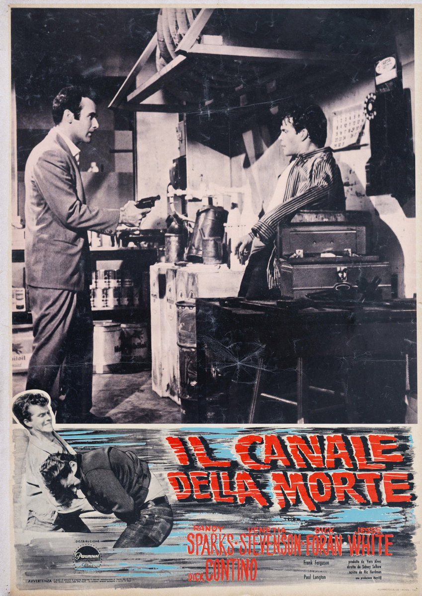 Fotobusta 8 per il film Il canale della morte (1960)
