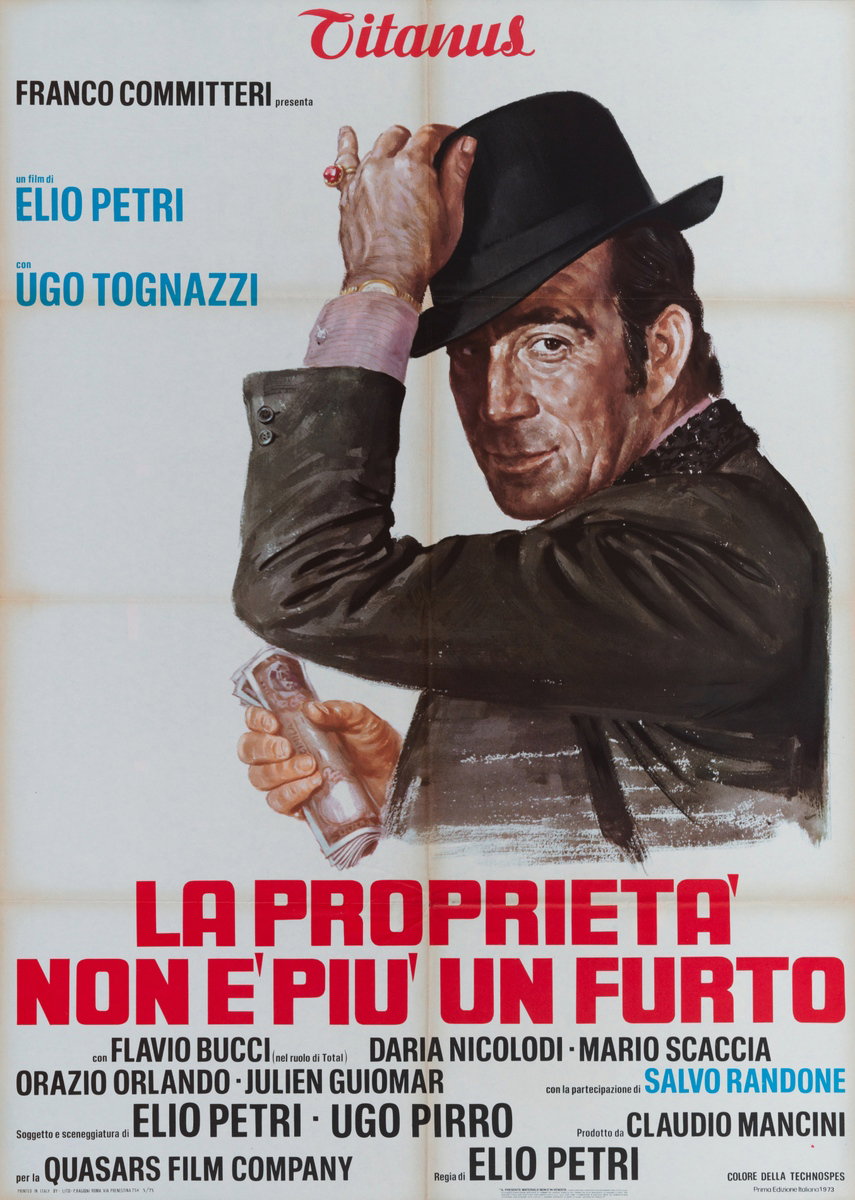 Manifesto 2 per il film La proprietà non è più un furto (1973)