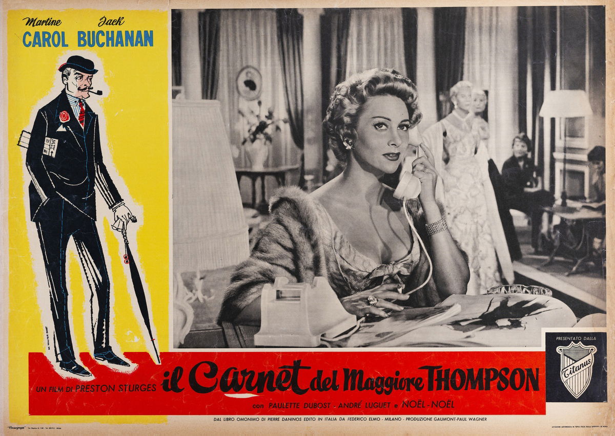 Il carnet del maggiore Thompson - Fotobusta 1