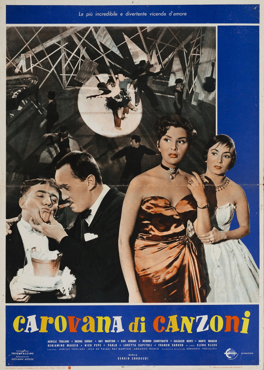 Fotobusta 6 per il film Carovana di canzoni (1955)