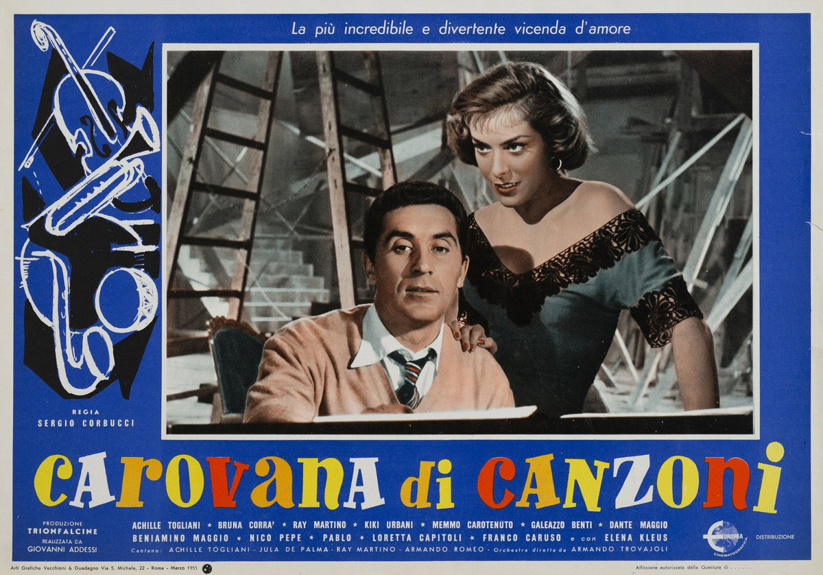 Fotobusta 7 per il film Carovana di canzoni (1955)