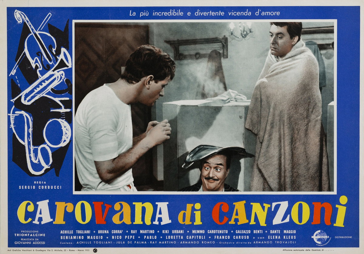 Fotobusta 9 per il film Carovana di canzoni (1955)