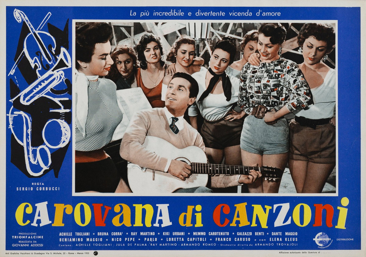 Fotobusta 13 per il film Carovana di canzoni (1955)