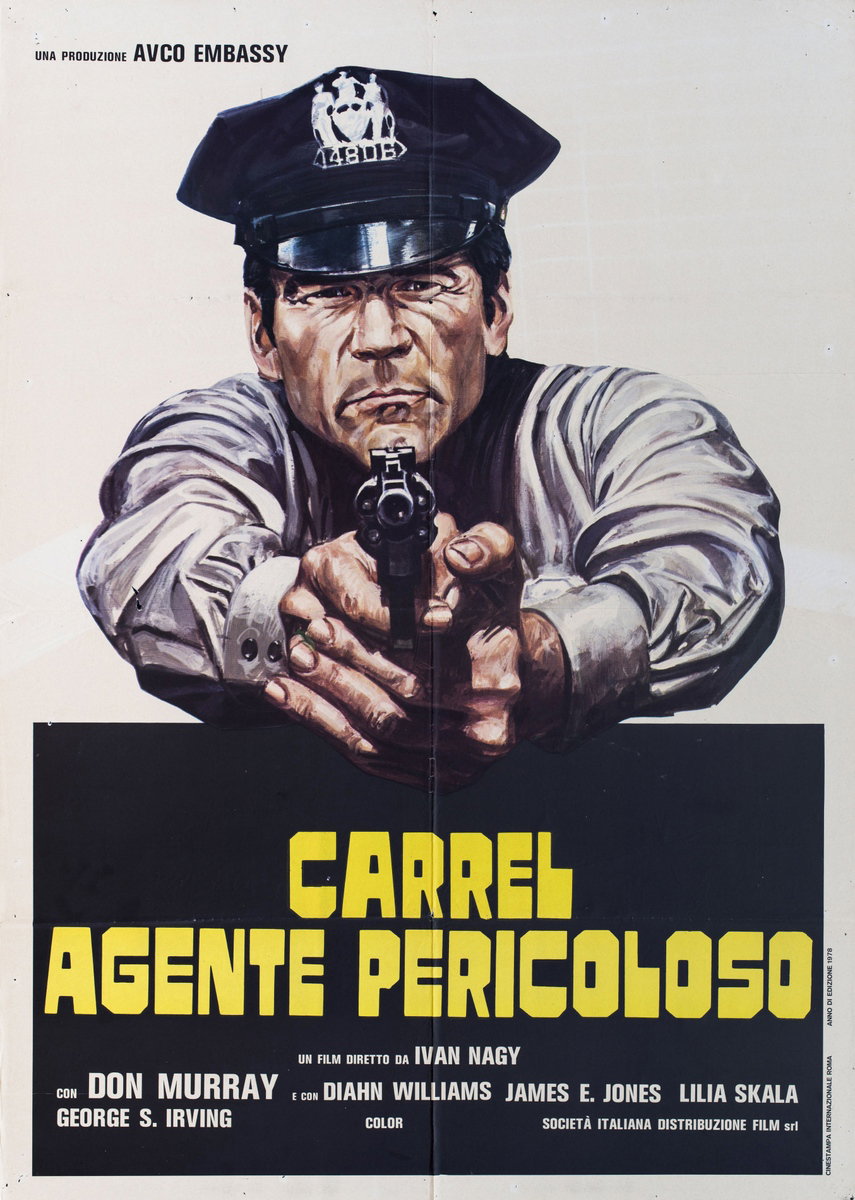 Manifesto 2 per il film Carrel agente pericoloso (1975)