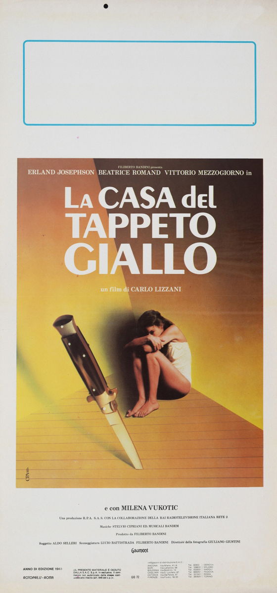 La casa del tappeto giallo - Locandina 1
