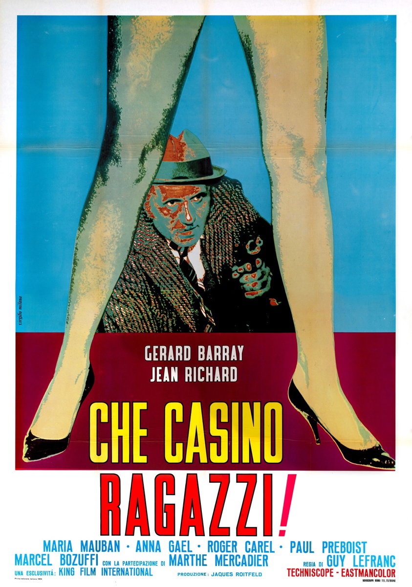 Poster 2 for the film Beru and These Women (1968), painted by Virgilio Milana
