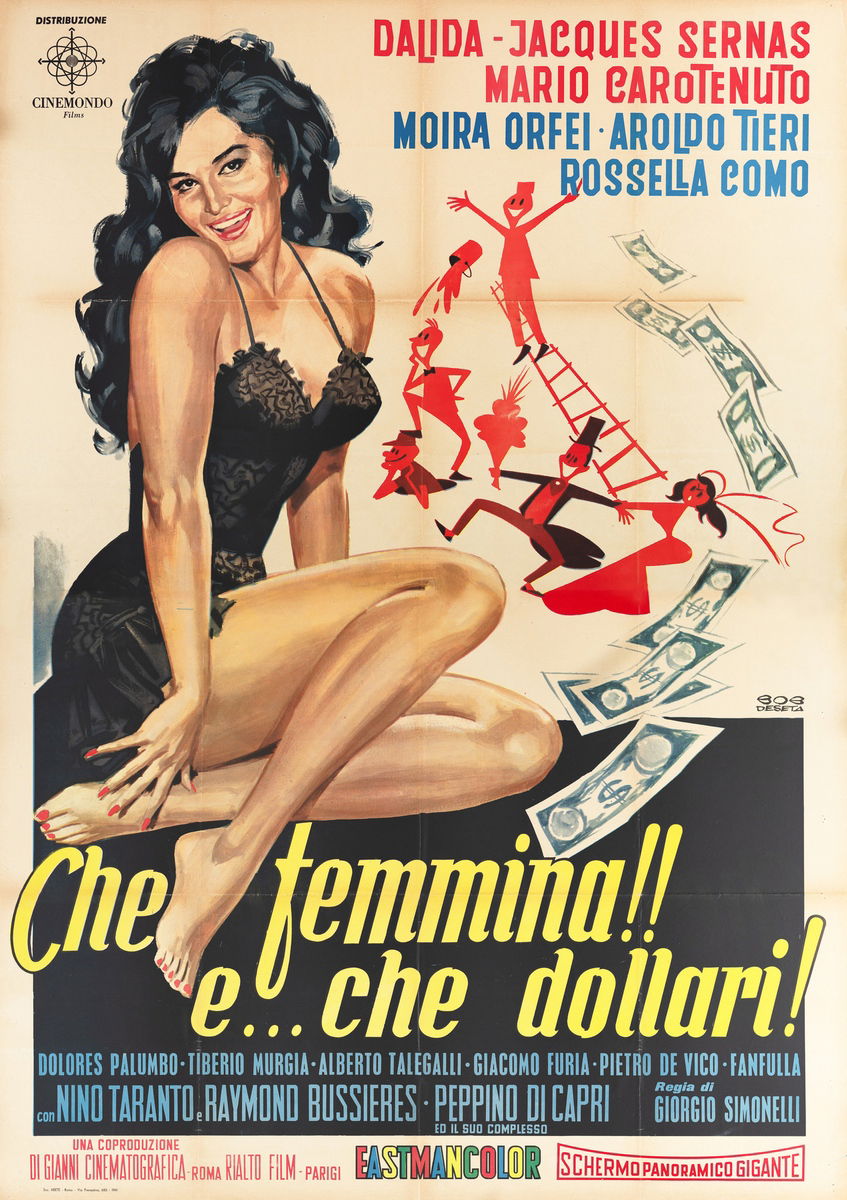 Che femmina!! E... che dollari! - Manifesto 1