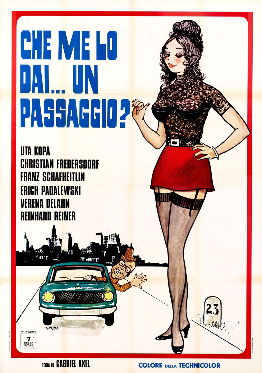 Che me lo dai... un passaggio? - Manifesto 1