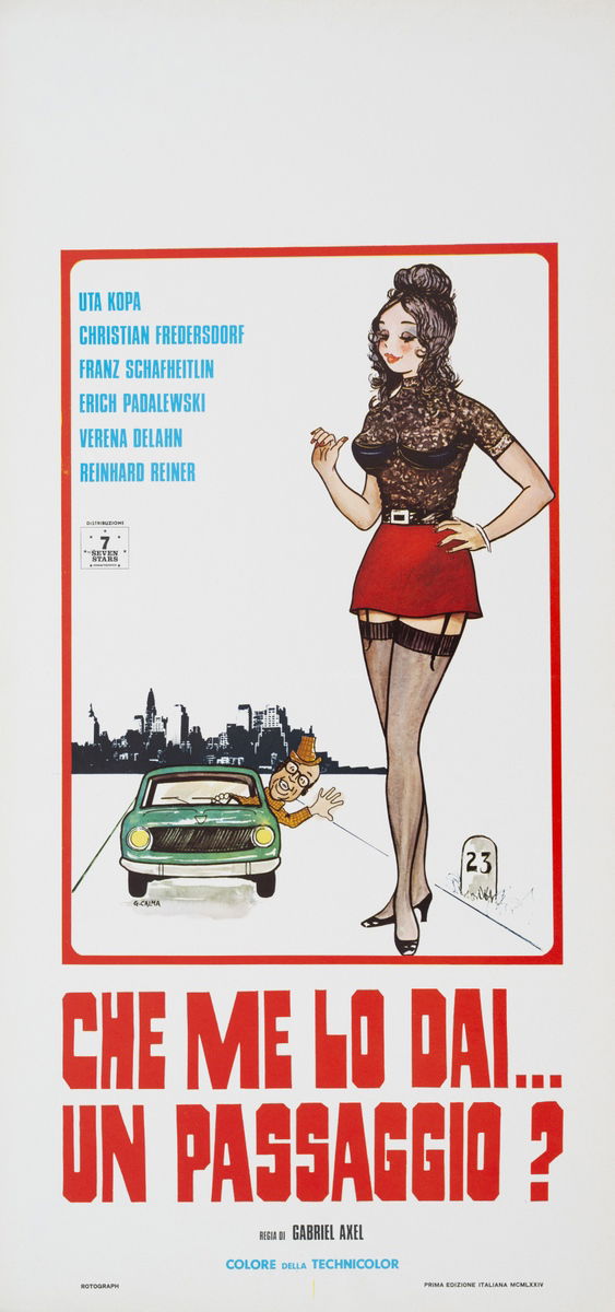 Che me lo dai... un passaggio? - Lobby Card 1