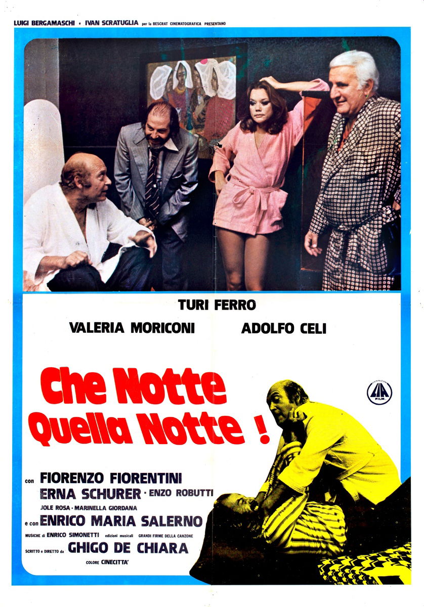 Che notte quella notte! - Manifesto 1