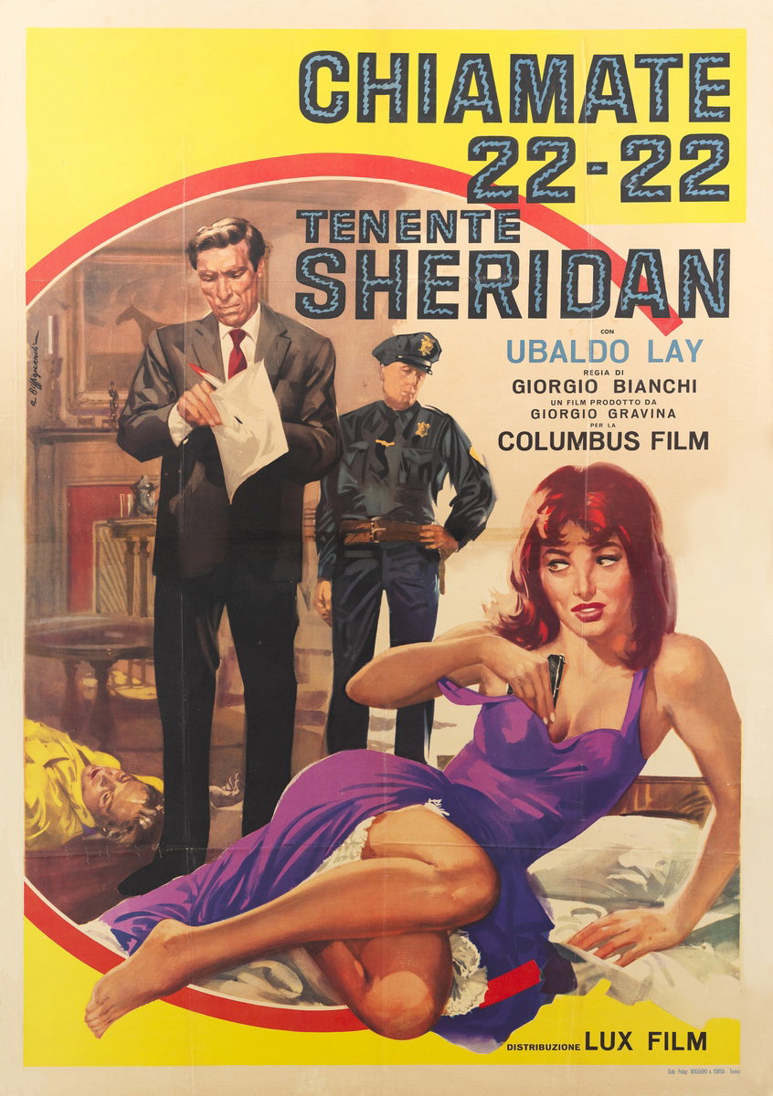 Chiamate 22-22 tenente Sheridan - Manifesto 2