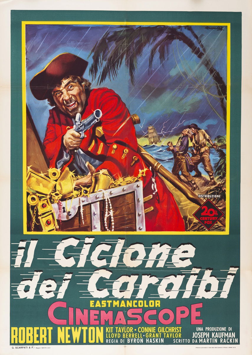 Il ciclone dei Caraibi - Manifesto 1