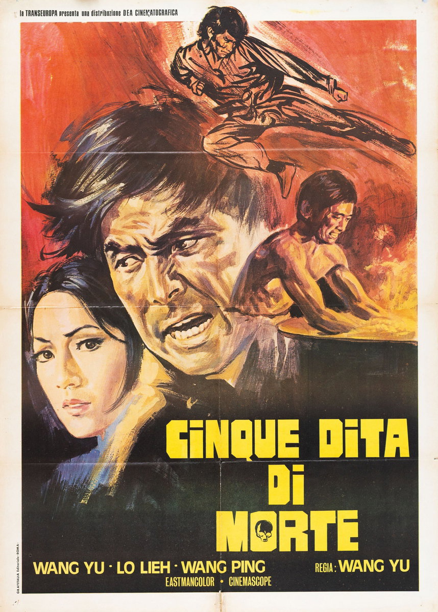 Manifesto 2 per il film Cinque dita di morte (1973)