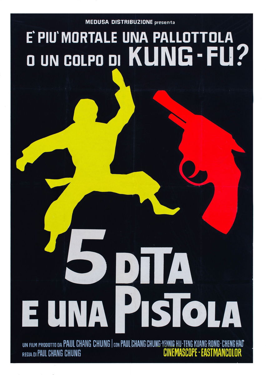 Cinque dita e una pistola - Manifesto 1