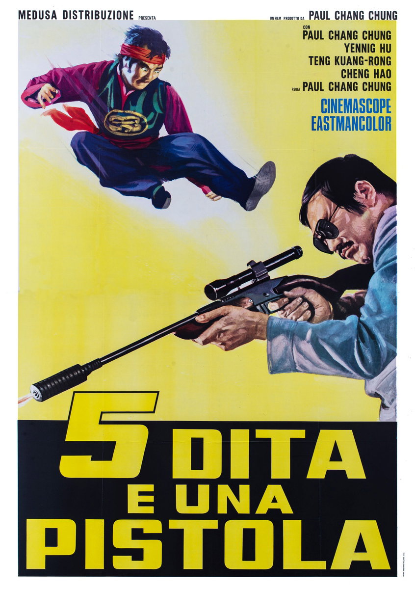 Manifesto 2 per il film Cinque dita e una pistola (1973)