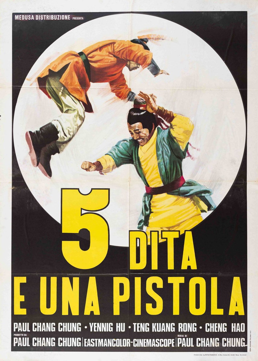 Cinque dita e una pistola - Manifesto 3