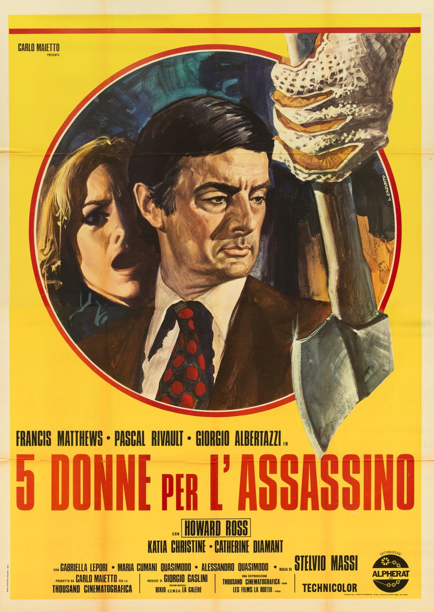 5 donne per l'assassino - Manifesto 2