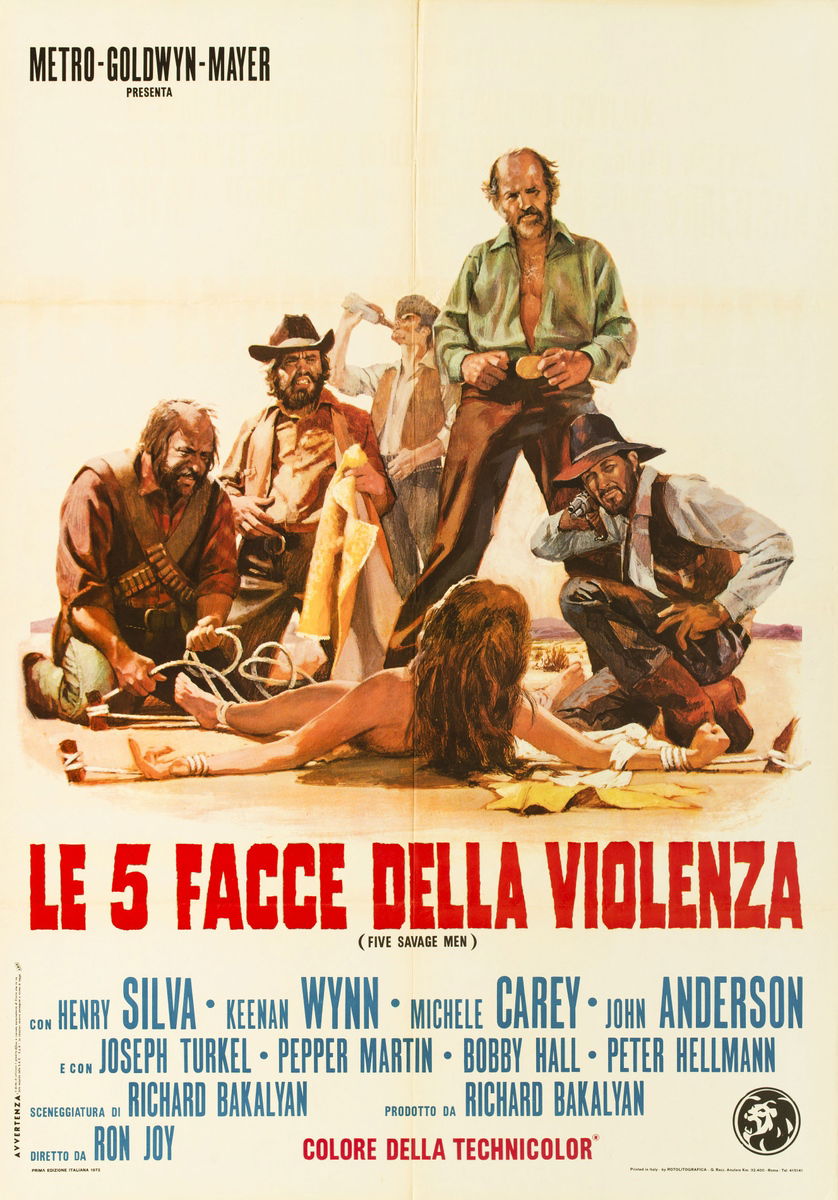 Le 5 facce della violenza - Manifesto 1