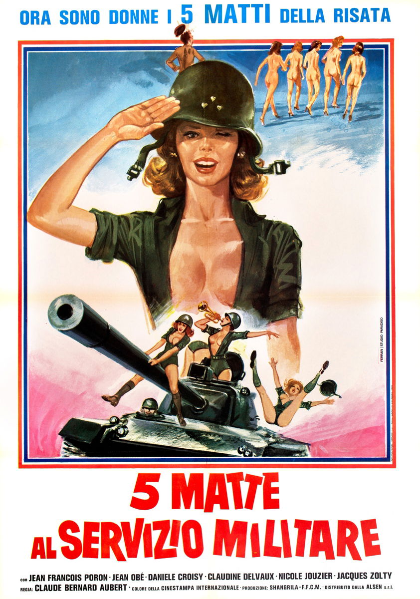 5 matte al servizio militare - Manifesto 1