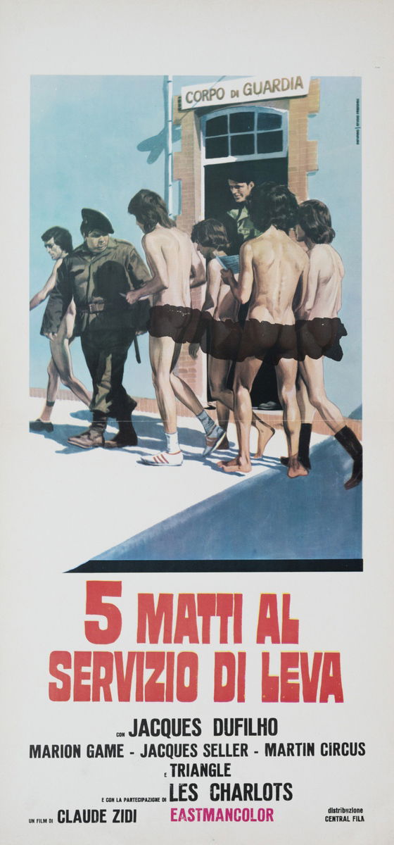 5 matti al servizio di leva - Locandina 1