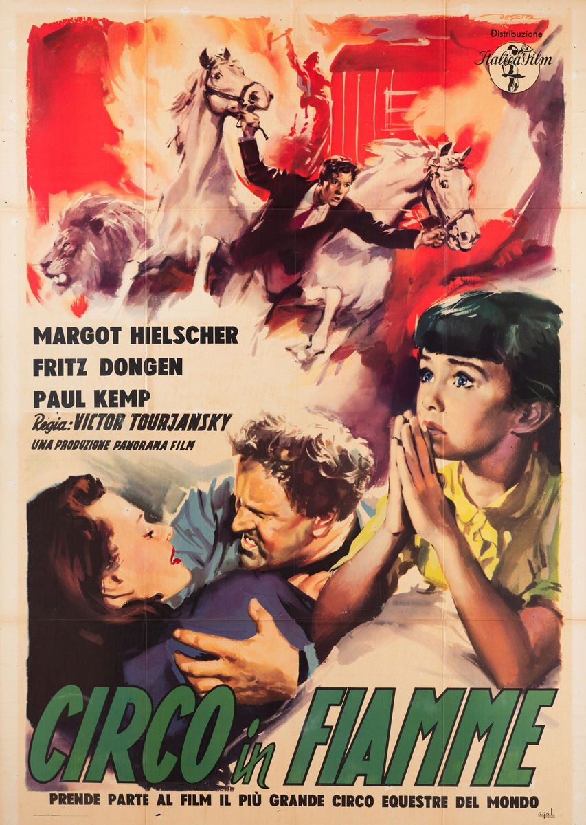 Circo in fiamme - Manifesto 1