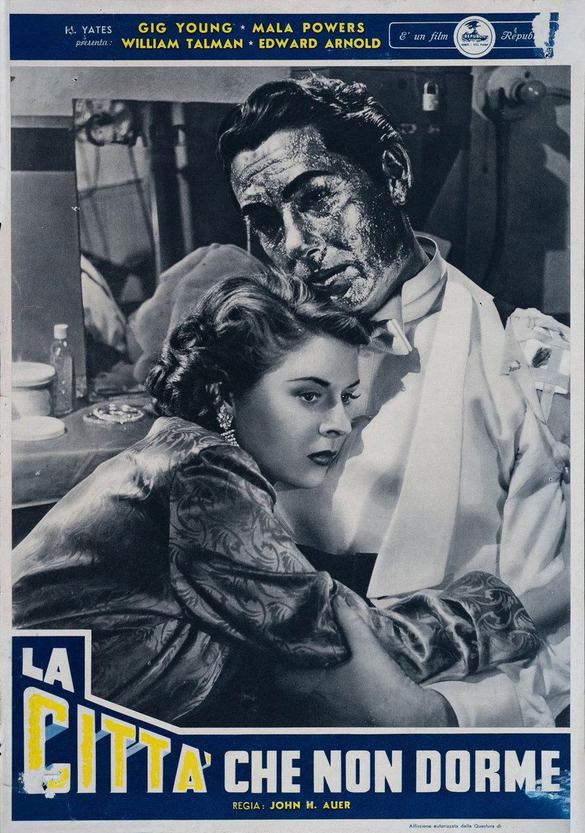 Fotobusta 2 per il film La città che non dorme (1953)