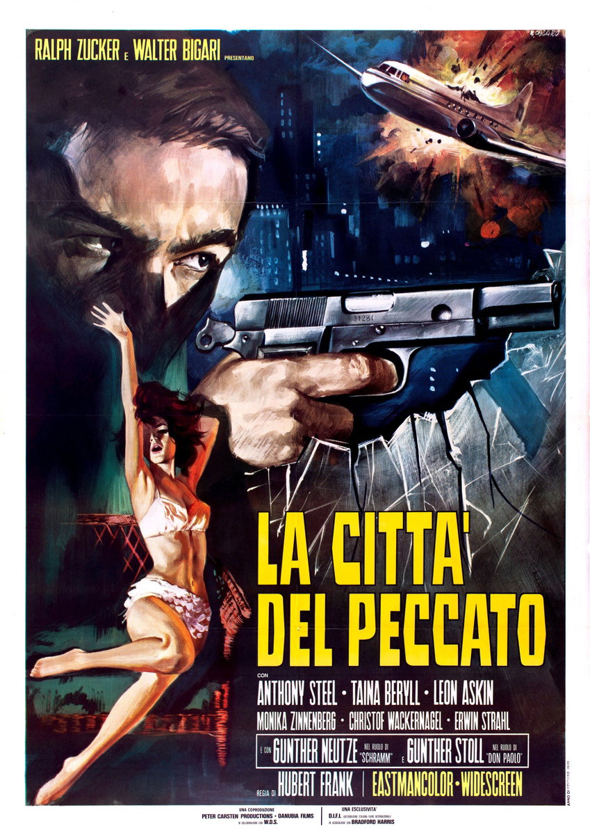 Poster 2 for the film God's Police Patrol (1968), painted by Renato Casaro (Renè)