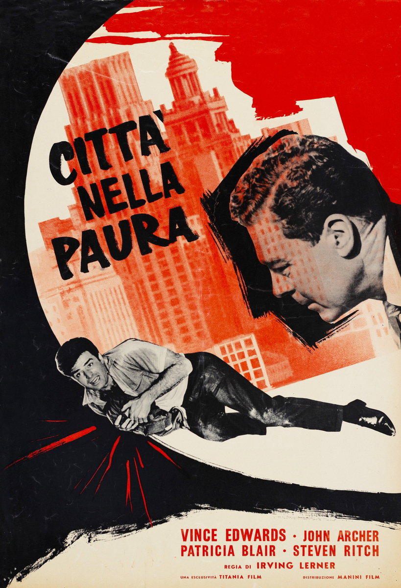Manifesto 2 per il film La Città nella Paura – City of Fear (1959)