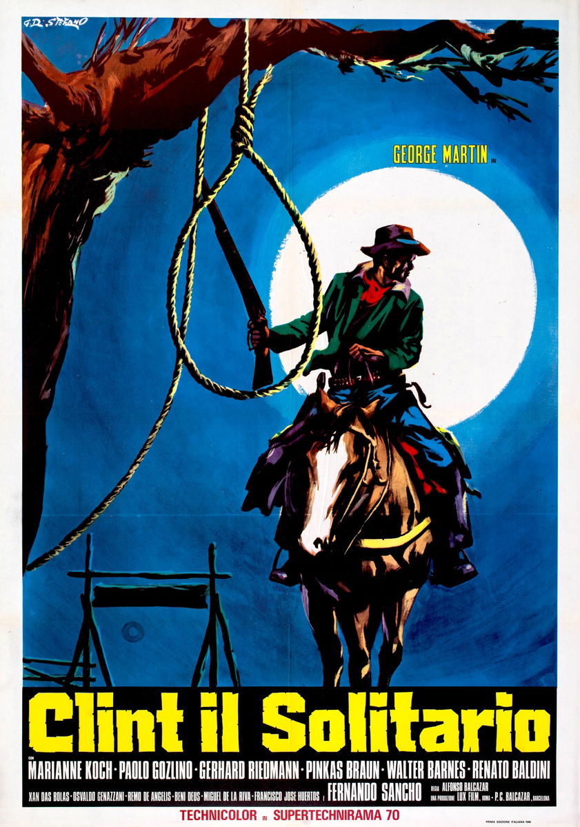 Clint il solitario - Manifesto 1