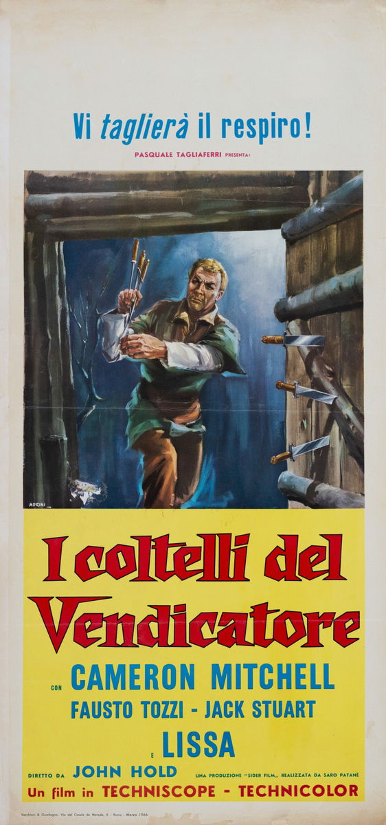 I coltelli del vendicatore - Locandina 1