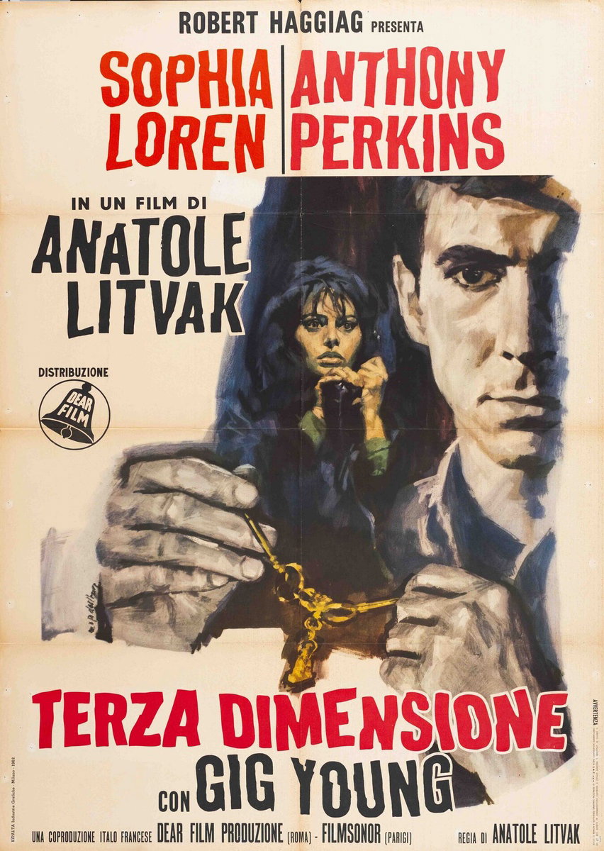 Manifesto 2 per il film Il coltello nella piaga (1962)