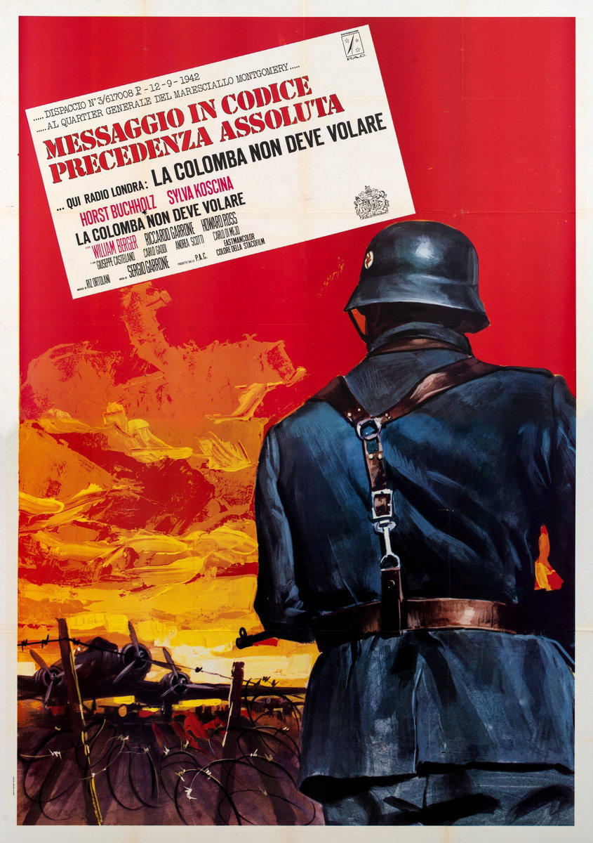 Manifesto 3 per il film La colomba non deve volare (1970)