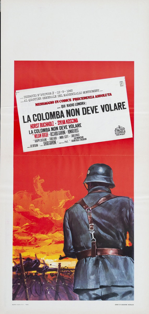 Locandina 2 per il film La colomba non deve volare (1970)