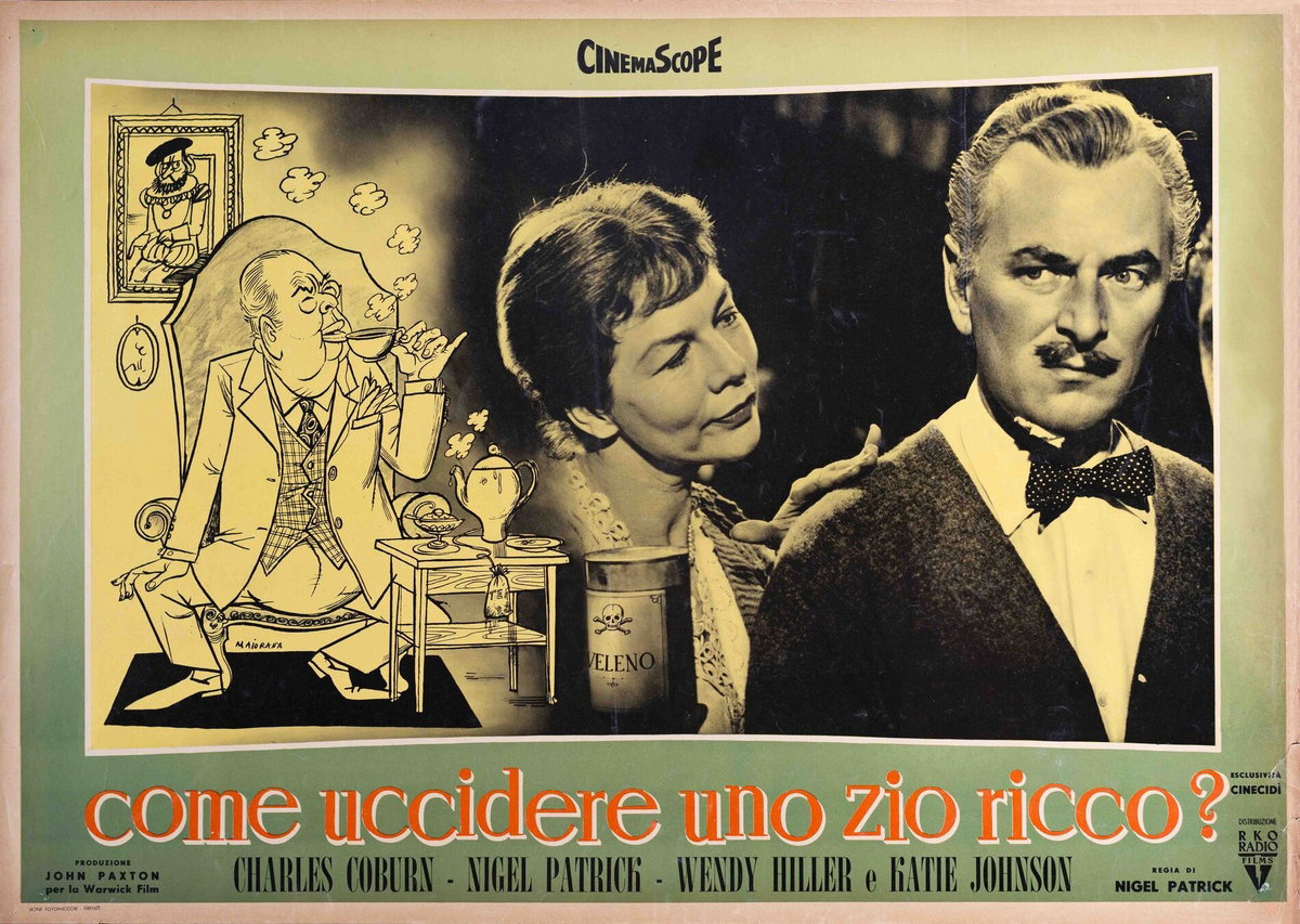 Lobby Card 2 for the film How to Murder a Rich Uncle (1957)